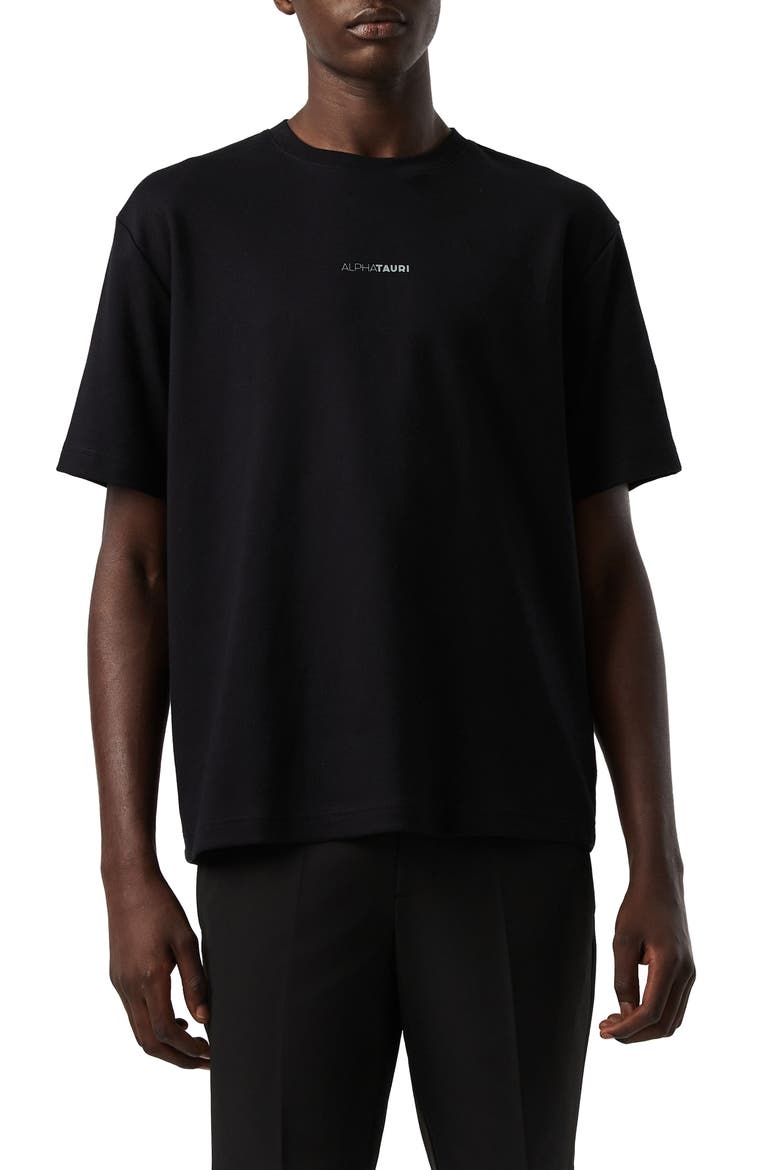 Janso Organic Cotton Graphic T-Shirt, Main, color, BLACK