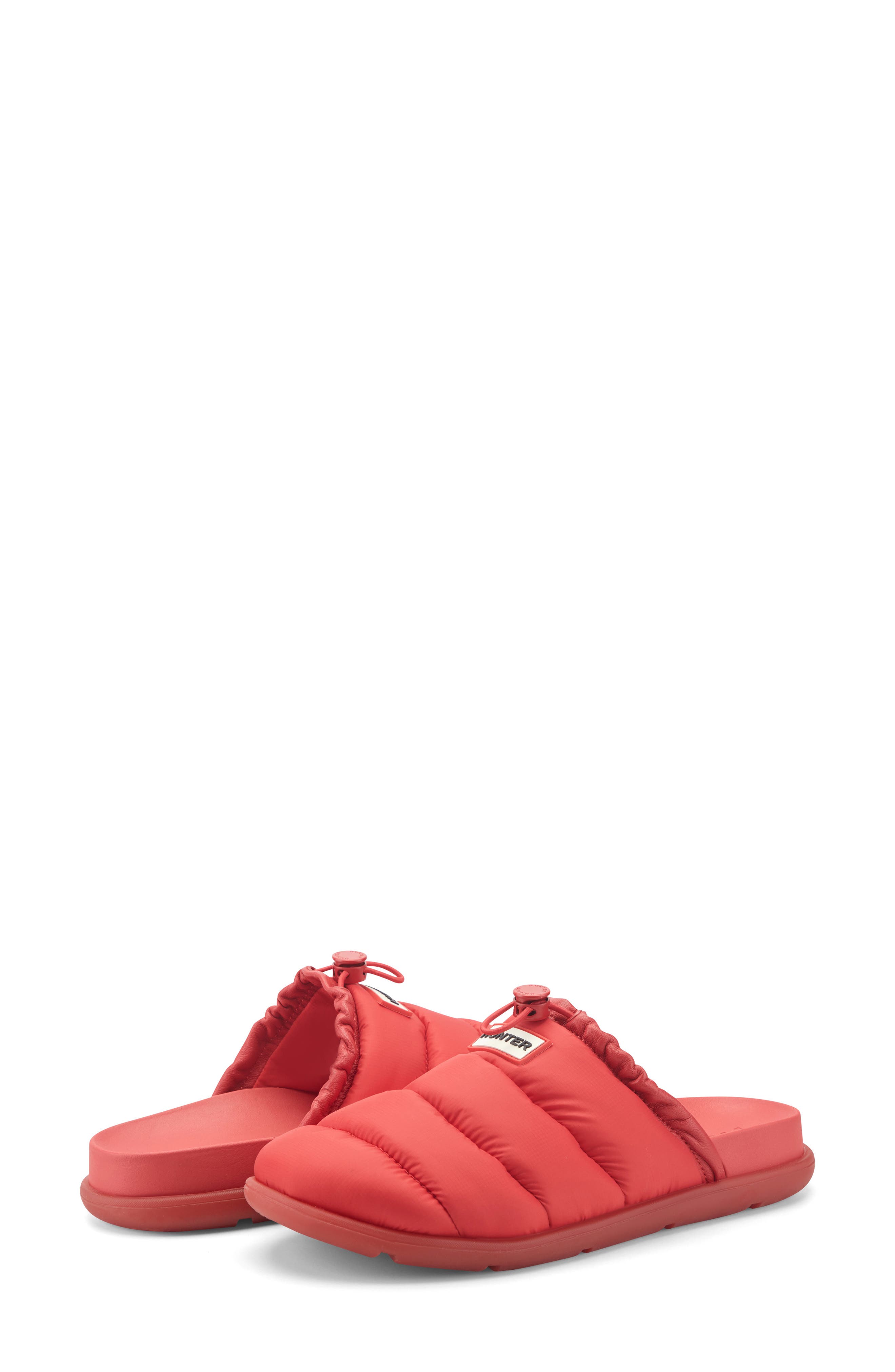Sloane Quilted Mule, Alternate, color, MEDIUM RED 610