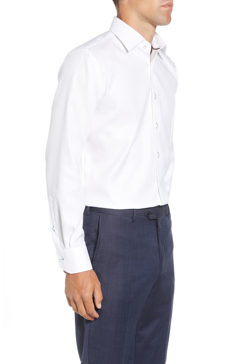 Regular Fit Solid Dress Shirt, Alternate, color, WHITE