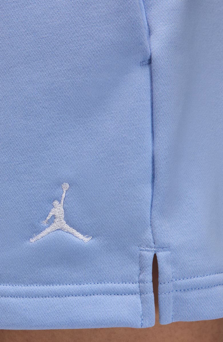 Jordan Brooklyn Fleece Sweat Shorts, Alternate, color, Aluminum/ White