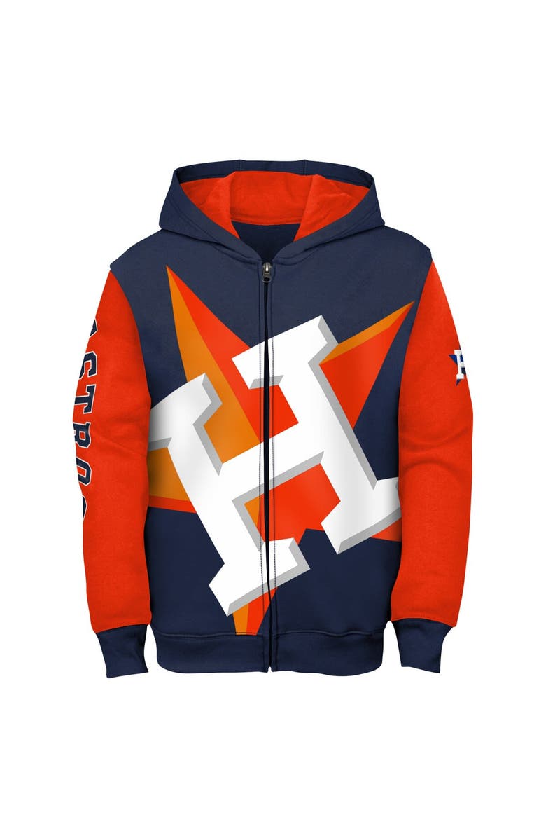 Outerstuff Toddler Navy Houston Astros Postcard Full-Zip Hoodie, Alternate, color, Navy
