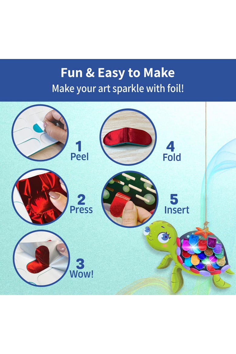 Foil Decorations-Sea Animals, Alternate, color, No Color