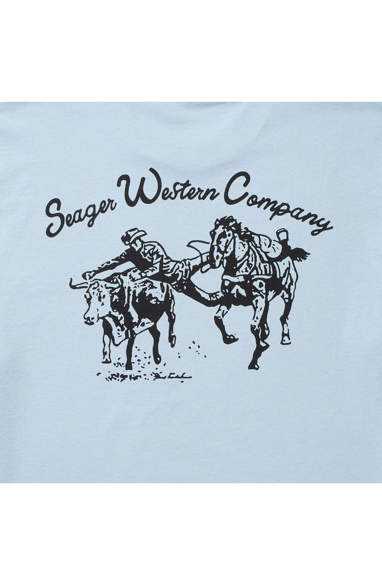 Seager Co Los Rios Cotton Graphic T-Shirt, Alternate, color, Artic Blue