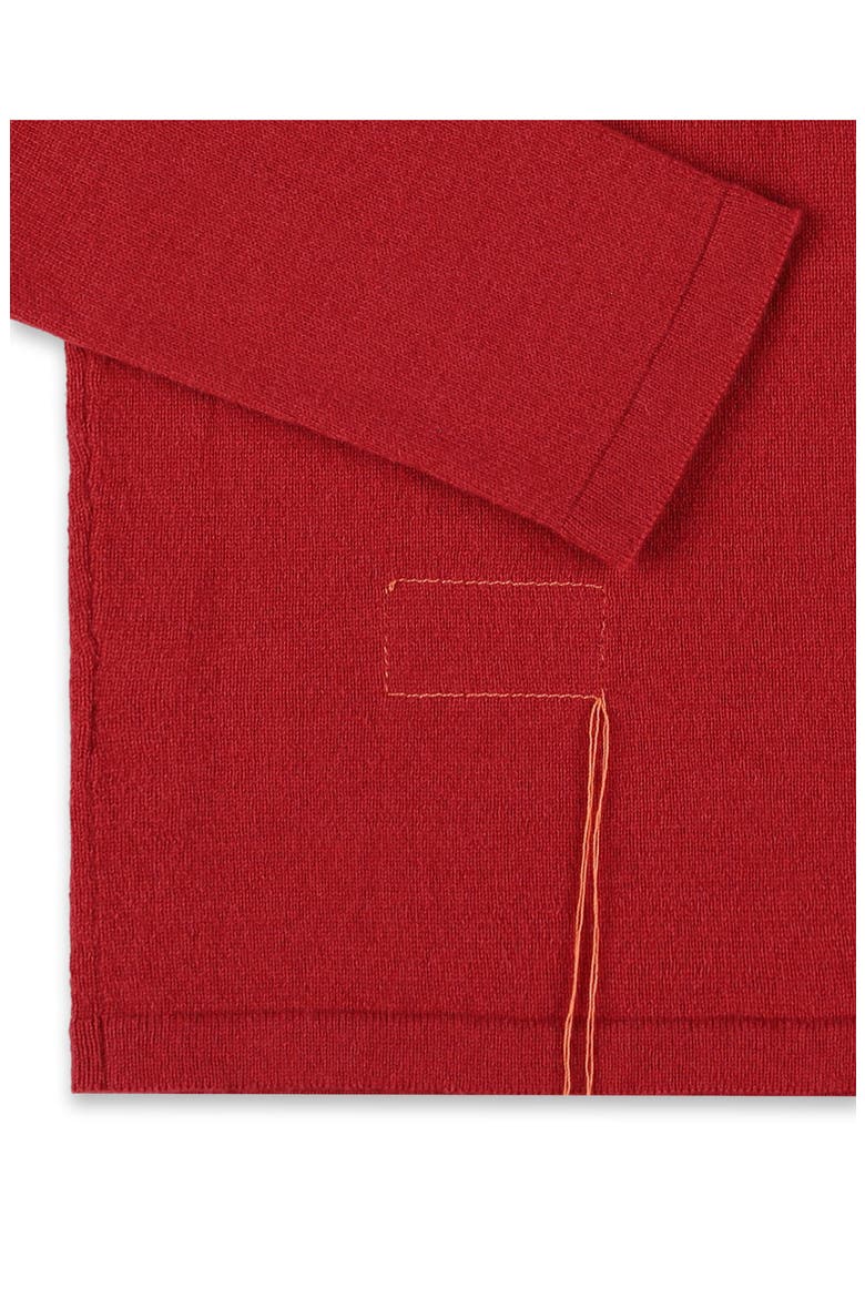 Lou Cashmere Henley Knit, Alternate, color, WINE