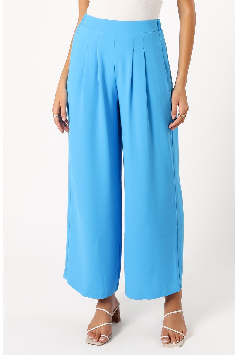Enya High Waist Wide Leg Pants, Main, color, BLUE