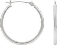 Donatello Gian Sterling Silver 20MM Hoop Earrings