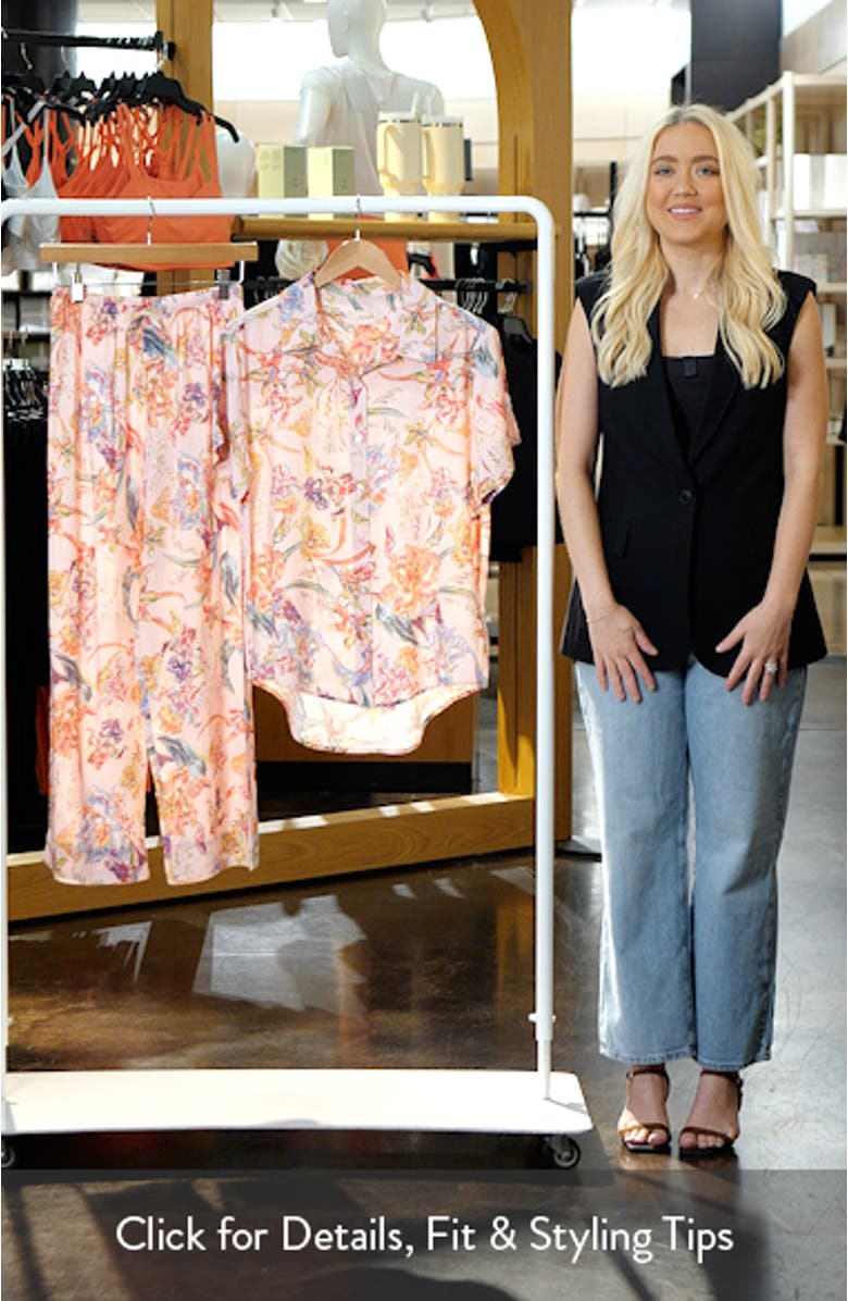 Bailey Floral Print Pajamas, sales video thumbnail