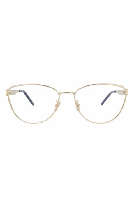 57mm Metal Cat Eye Optical Frames