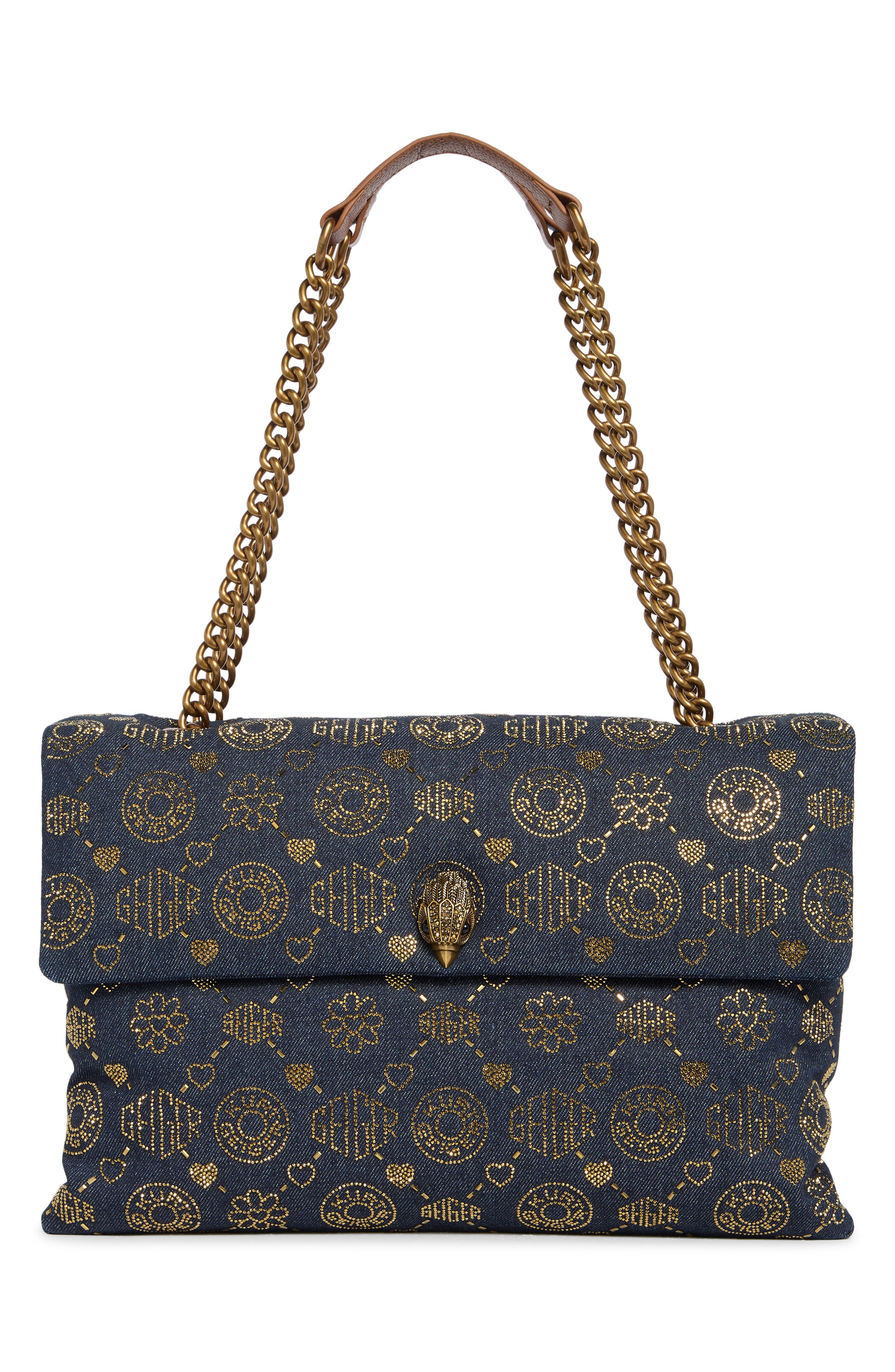 Kurt Geiger London XXL Battersea Denim Shoulder Bag