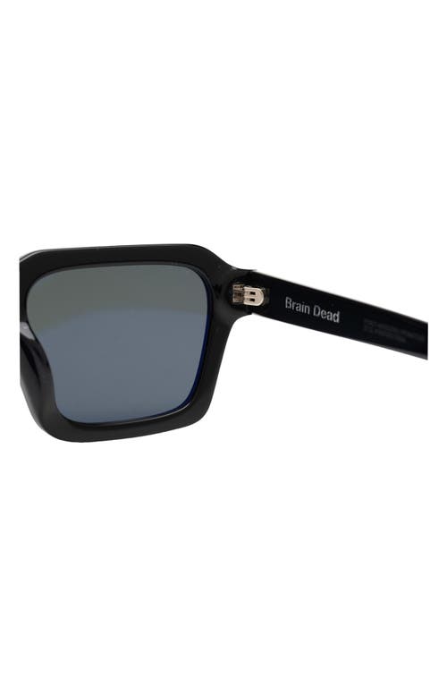 Brain Dead Staunton Post Modern Primitive 51mm Rectangular Sunglasses In Black