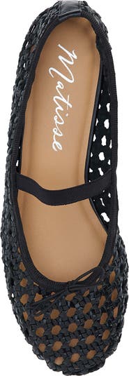 Woven Mary Jane Flat