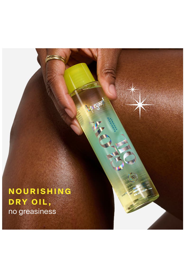 Glow Oil SPF 50 Scented Sunscreen Body Oil, Alternate, color, SUNKISSED COCONUT