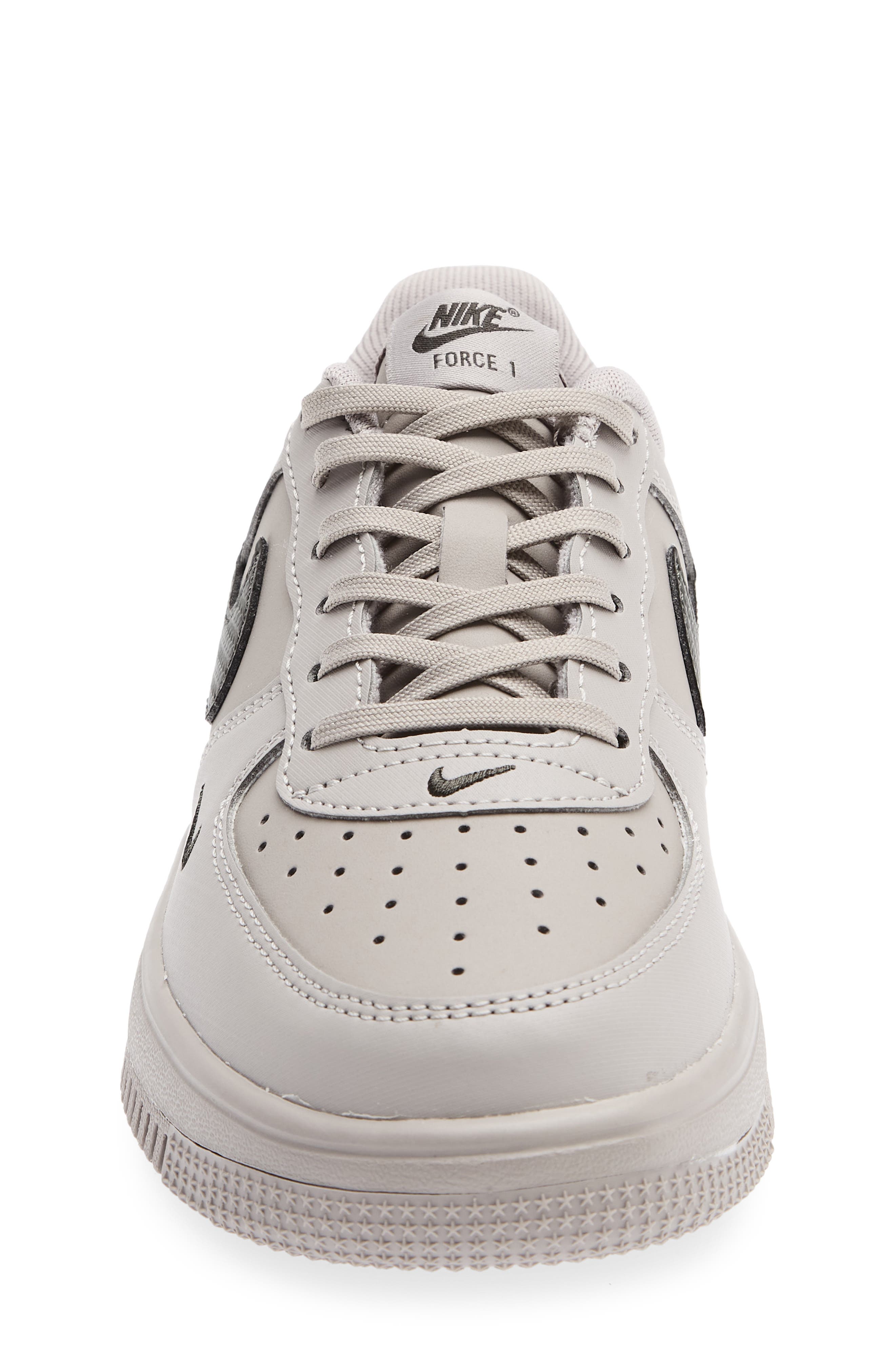 Kids' Air Force 1 Sneaker, Alternate, color, COLLEGE GREY/ NEWSPRINT