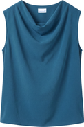 Cartolina Roslyn Cowl Neck Crepe Tank