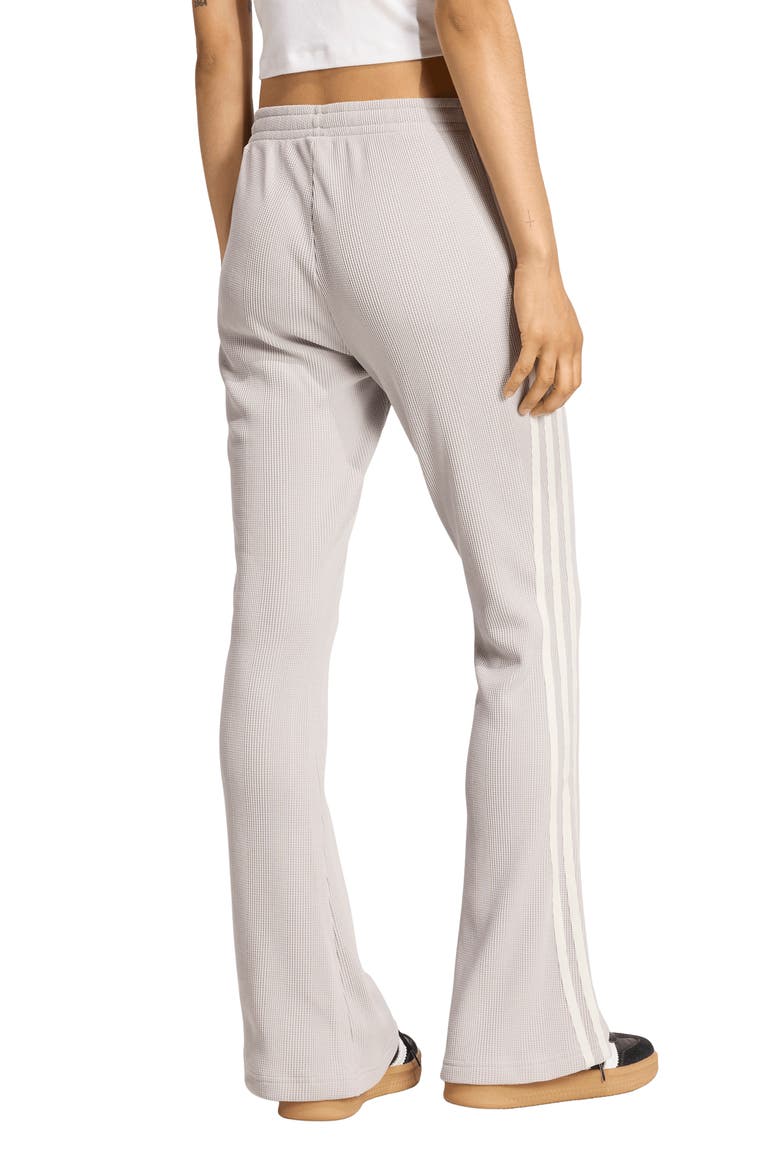 Waffle Knit Flare Pants, Alternate, color, GREY TWO