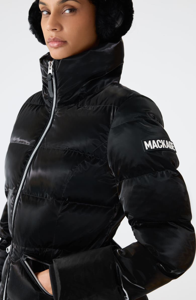 Mackage Madalyn Down Puffer Jacket, Alternate, color, Black