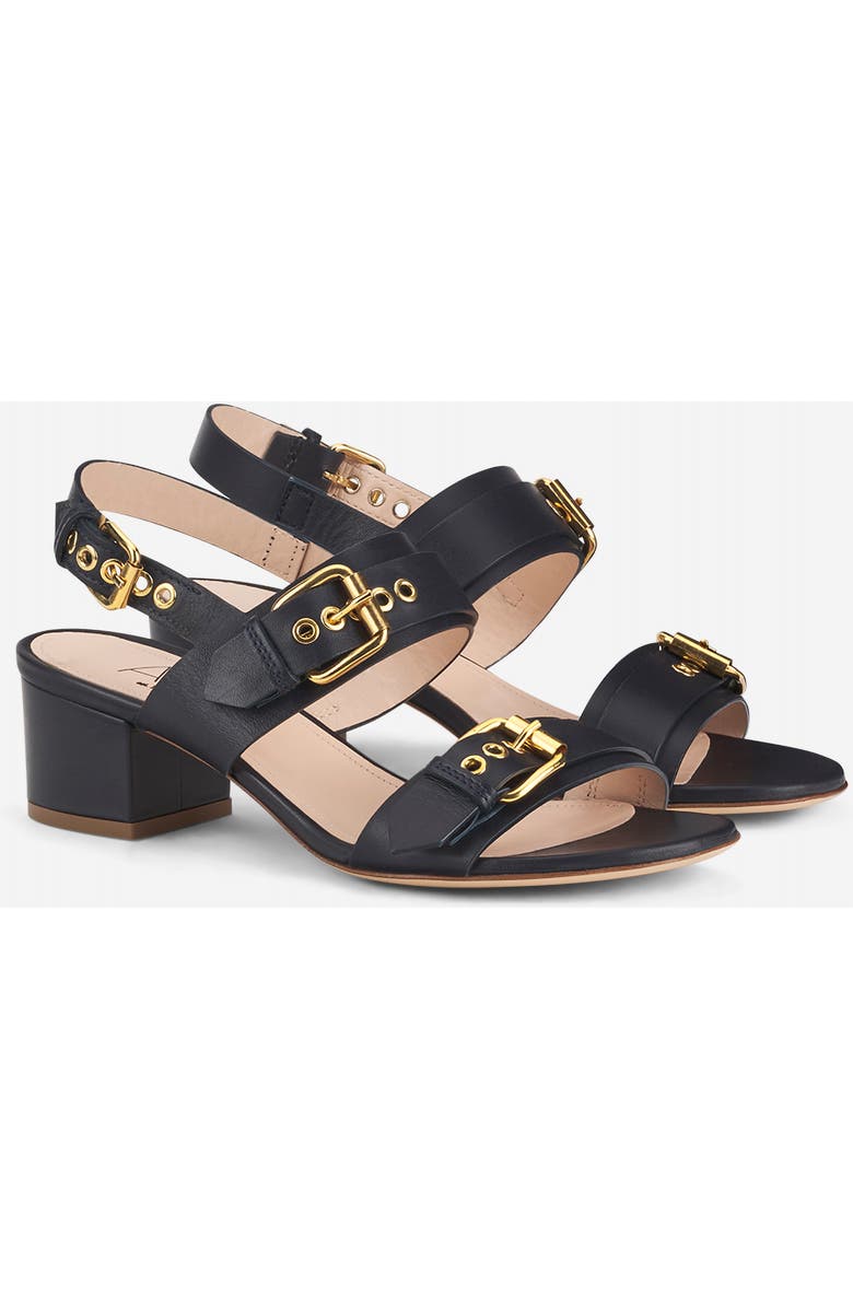 AGL Lala Straps Sandal with Buckles, Alternate, color, Night