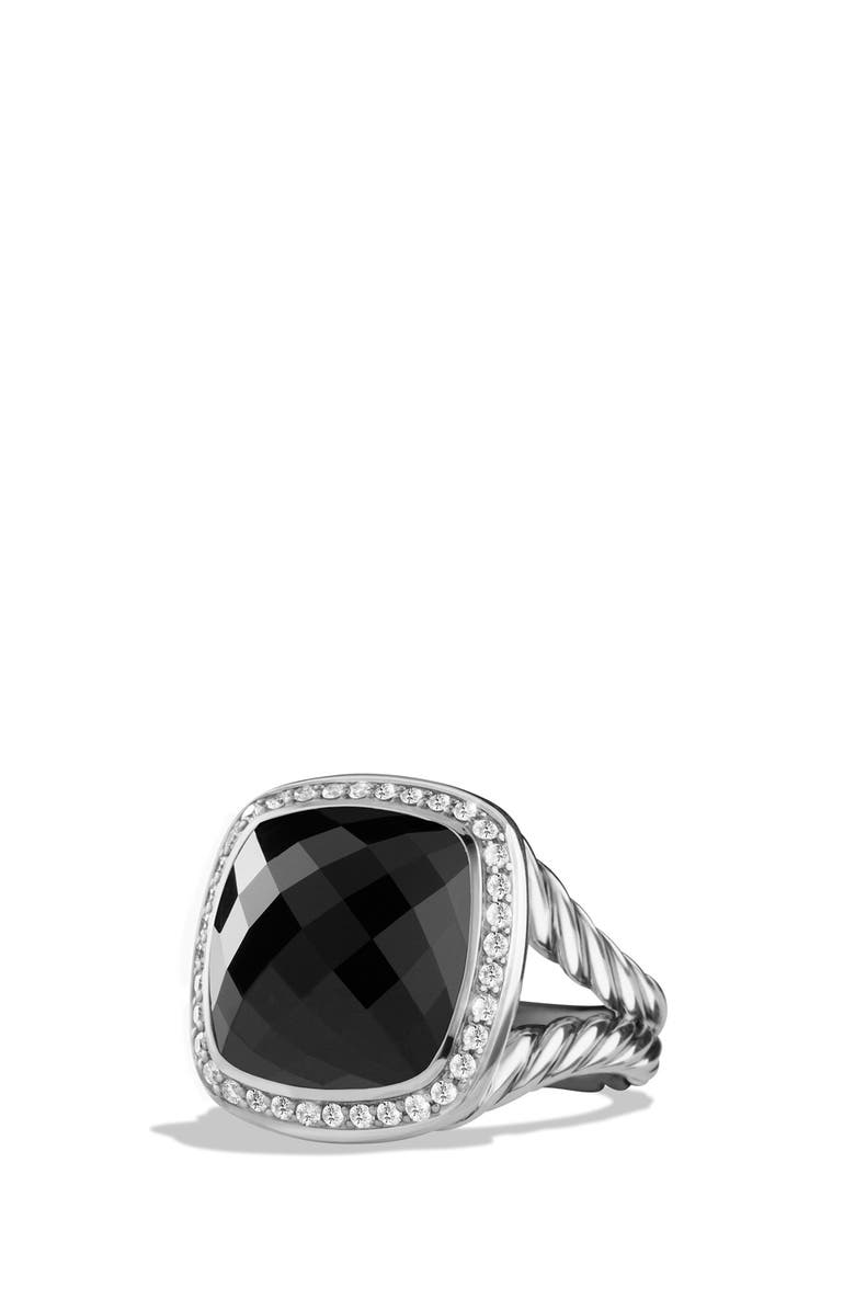 David Yurman Albion Ring with Semiprecious Stone and Diamonds, Main, color, 