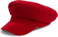 NORDSTROM RACK Velvet Newsboy Cap