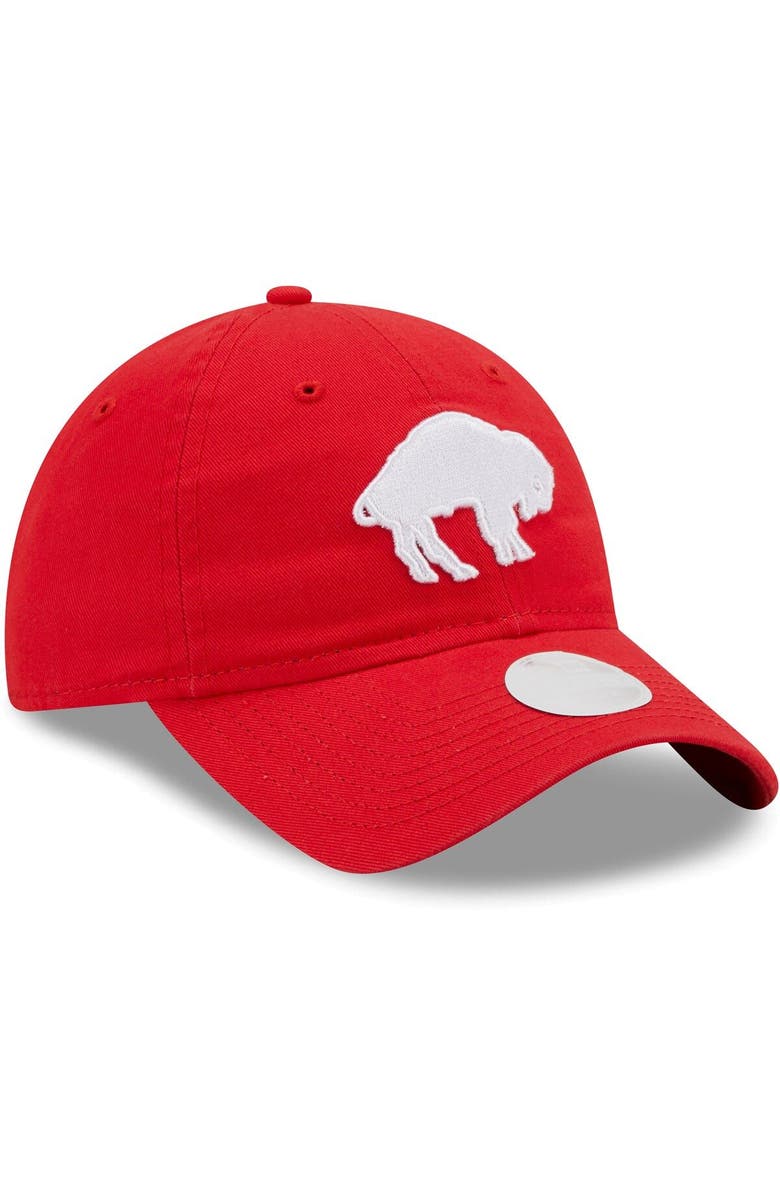 New Era Women's New Era Red Buffalo Bills Core Classic 2.0 Historic 9TWENTY Adjustable Hat, Alternate, color,