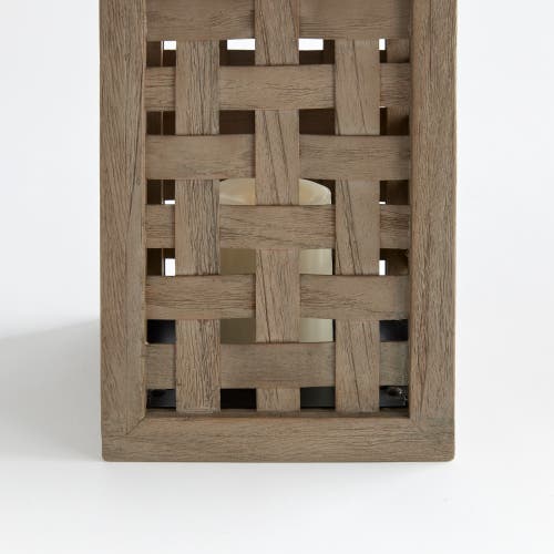 Napa Home & Garden Chatham Outdoor Hurricane Candle Holder In Brown