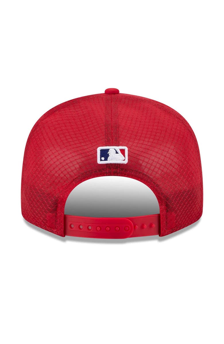 New Era Men's New Era Red Philadelphia Phillies 2026 Batting Practice 9FIFTY Snapback Hat, Alternate, color, Red