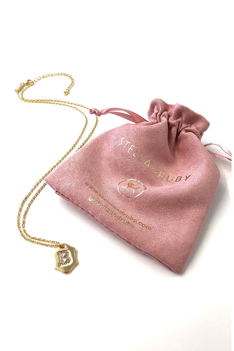 Monogram Initial Pendant Necklace, Alternate, color, GOLD A