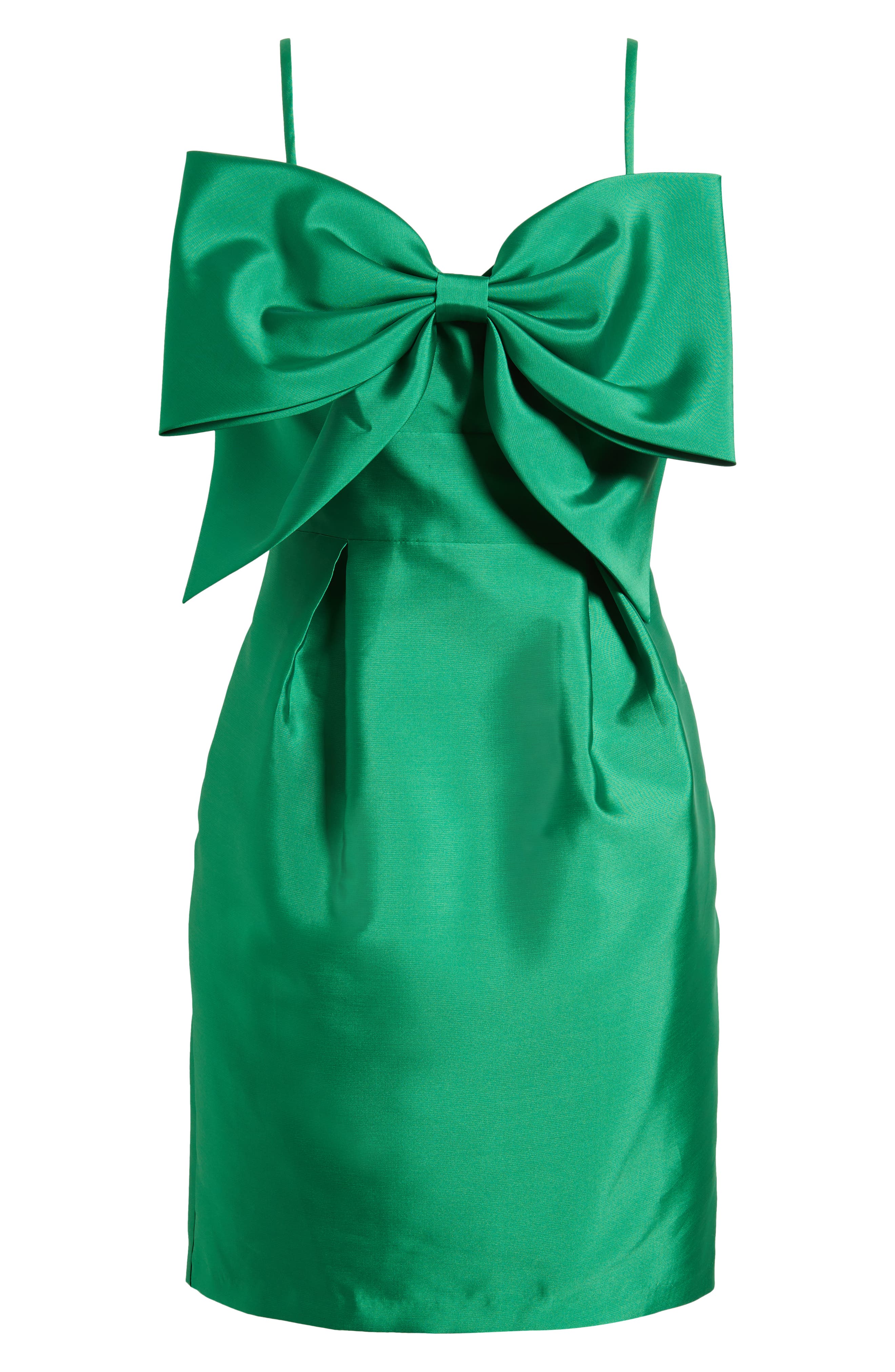women's mikado bow-back cocktail dress ASHLEYlauren 11866 Strapless Mikado Gown with Back Bow