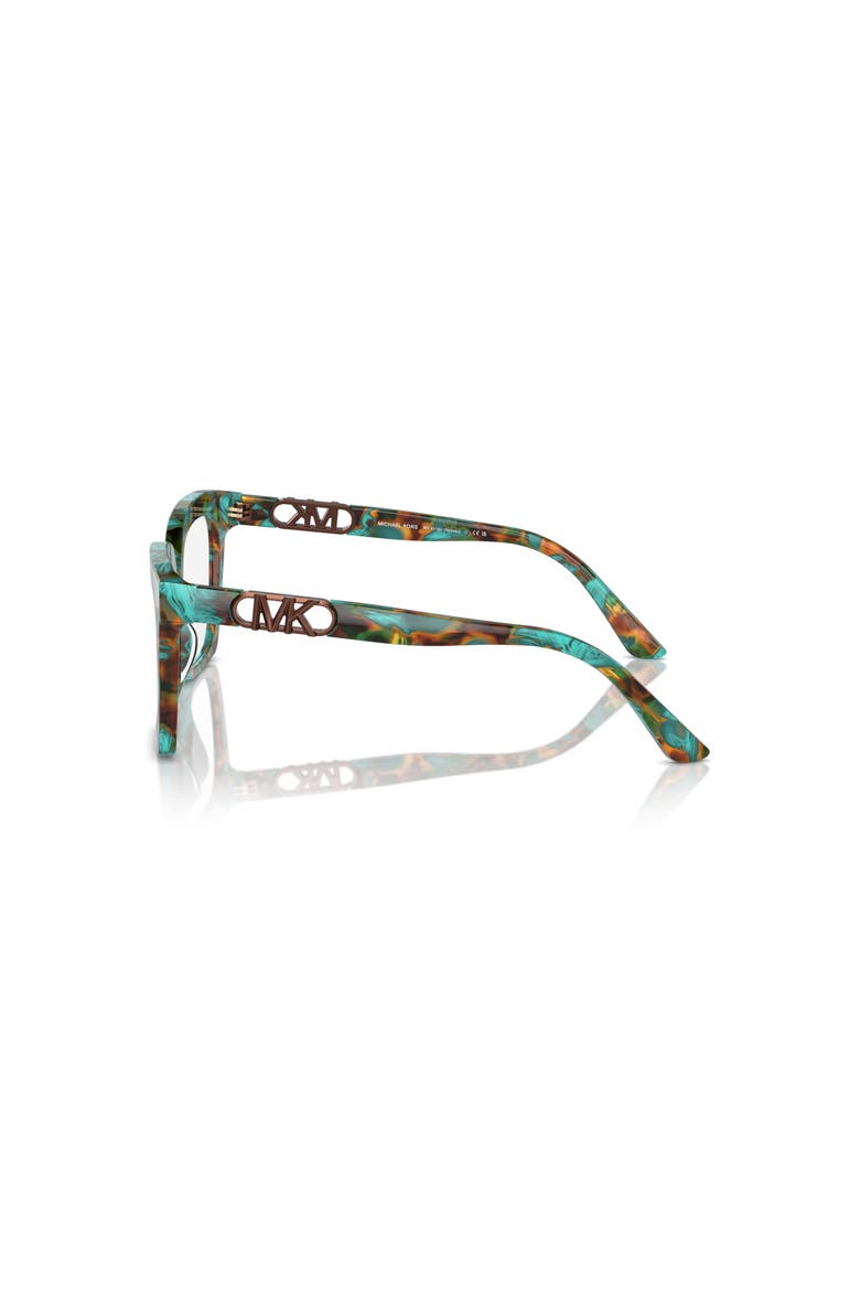 53mm Square optical glasses, Alternate, color, Green
