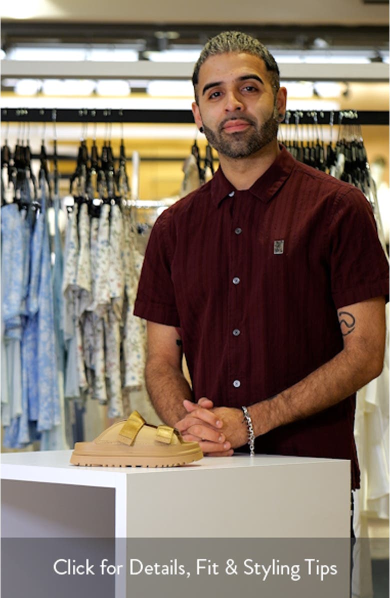 Kids' GoldenGlow Slide Sandal, sales video thumbnail