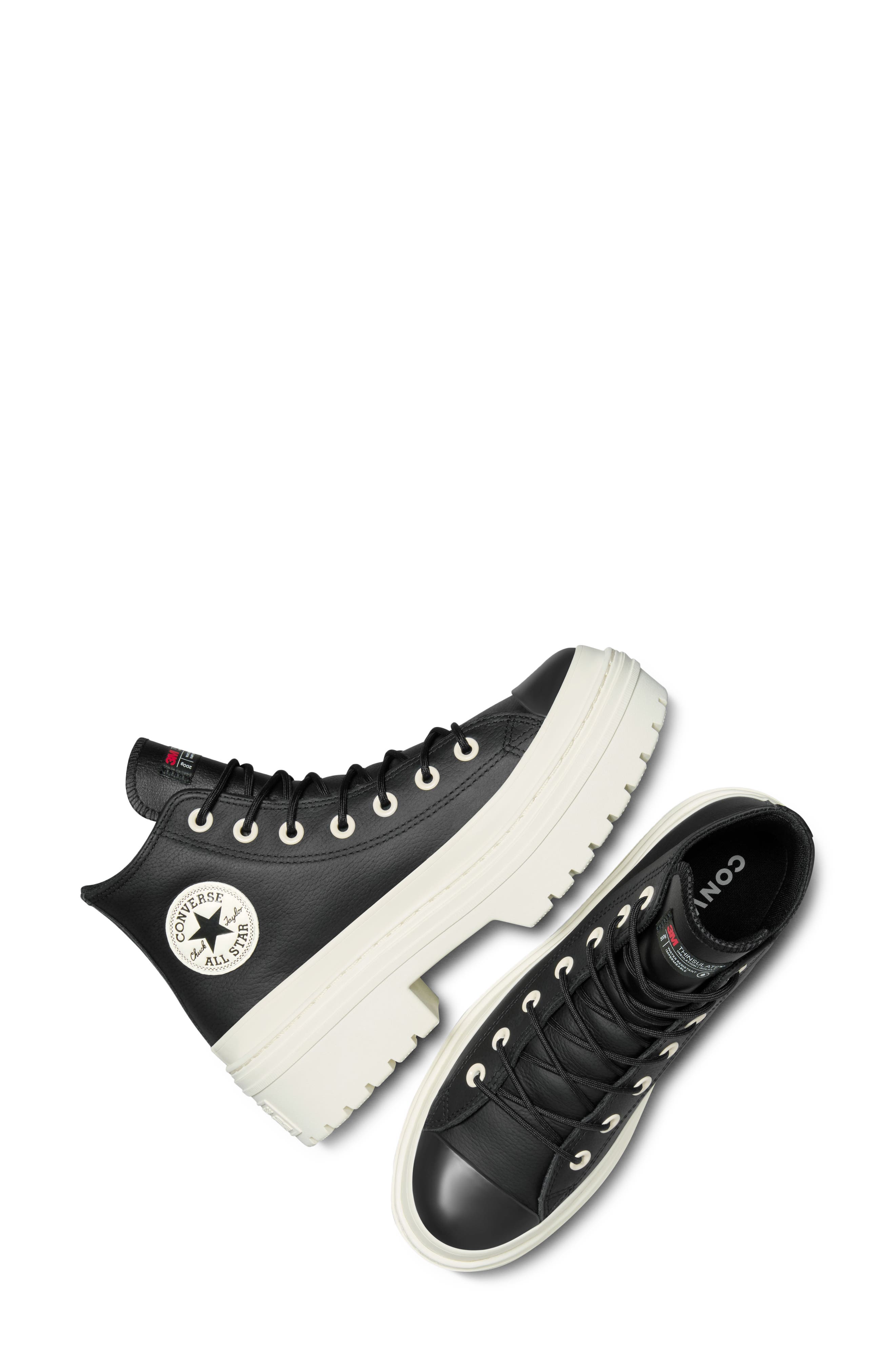 Converse Chuck Taylor<sup>®</sup> All Star<sup>®</sup> Waterproof Lugged High Top Sneaker, Alternate, color, 