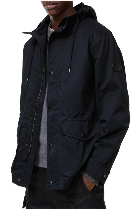 Gabardine Euston Hooded Jacket with Warmer