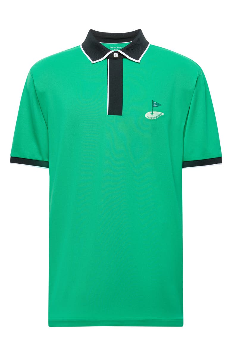 Psycho Bunny Clayton Piqué Performance Polo, Alternate, color, Simply Green
