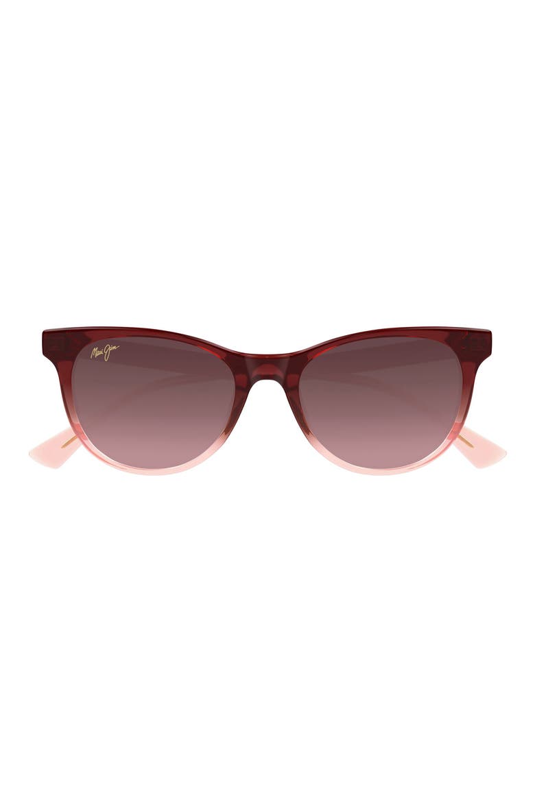 Lonomea 52mm Polarized Cat Eye Sunglasses, Main, color, RED
