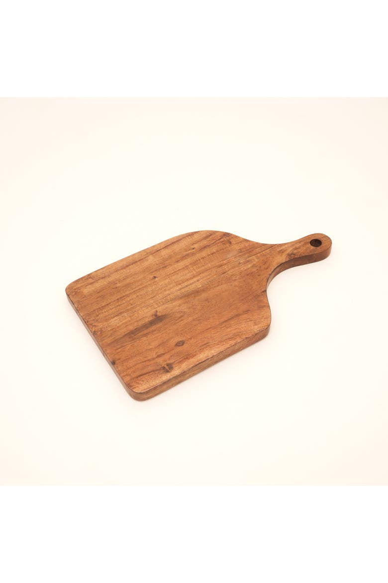 Acacia Wood Cutting Board with Handle Wooden Chopping Board, Alternate, color, Natural Wood
