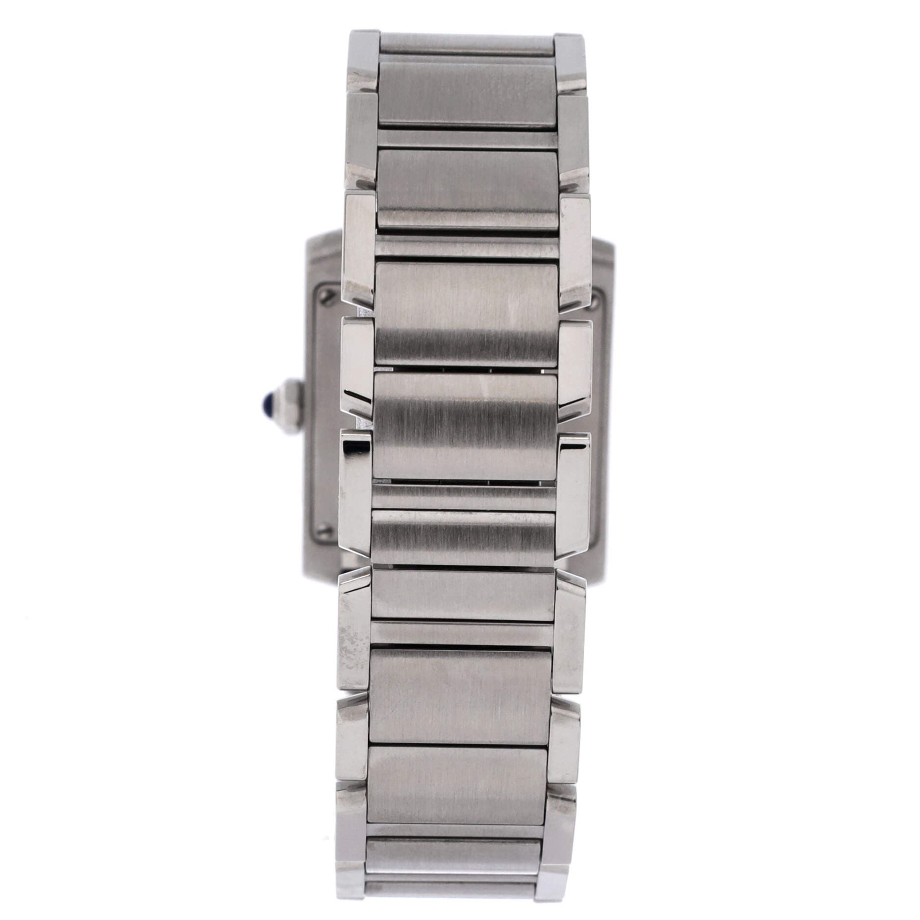 Tank Francaise Quartz Watch Stainless Steel 25, Alternate, color, Metallic Silver