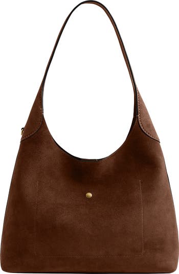 COACH Brooklyn 34 Suede Shoulder Bag | Nordstrom