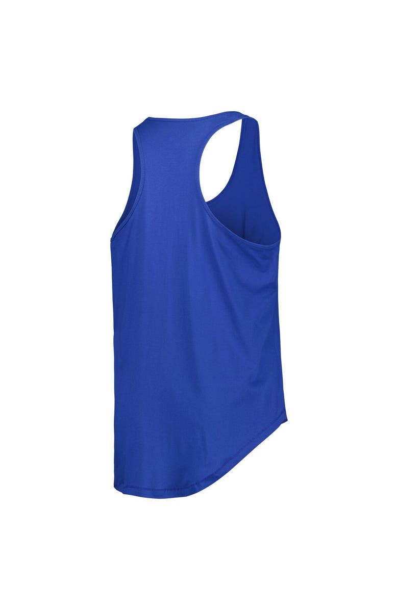 PROFILE Women's Royal Los Angeles Dodgers Plus Size Scoop Neck Racerback Tank Top, Alternate, color,