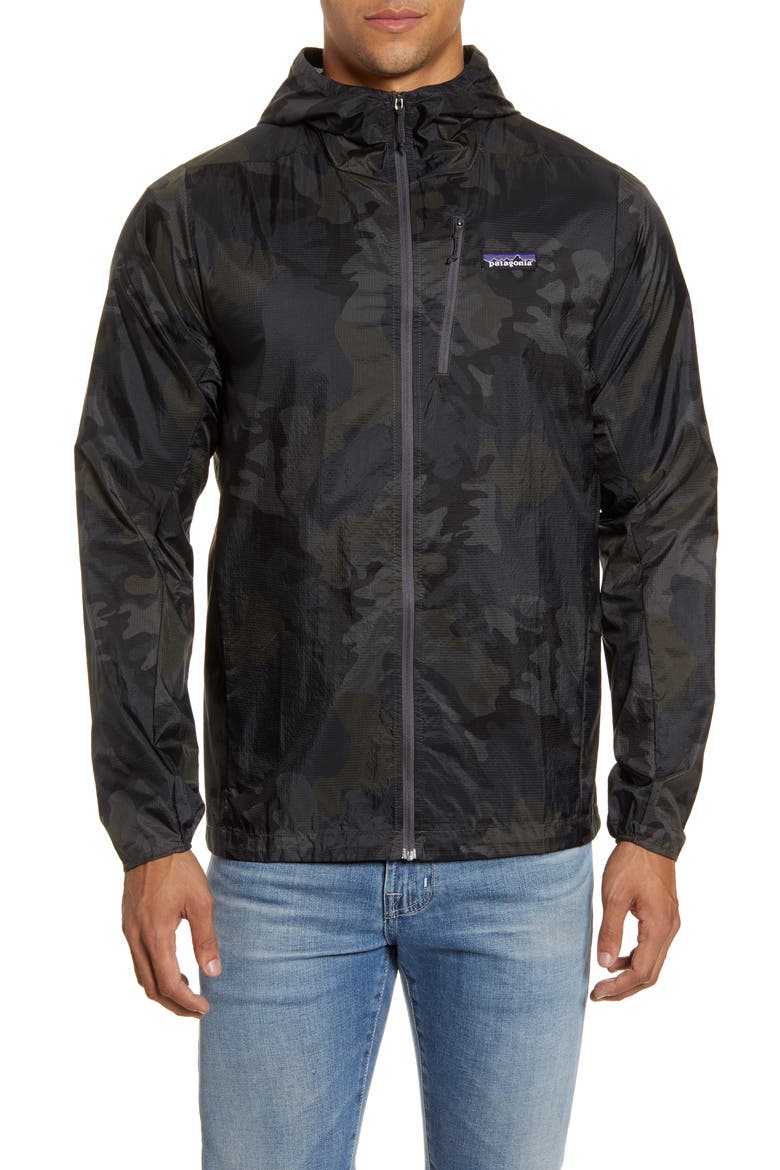 Houdini® Water Repellent Hooded Jacket, Alternate, color, RIVER DELTA/ FORGE GREY