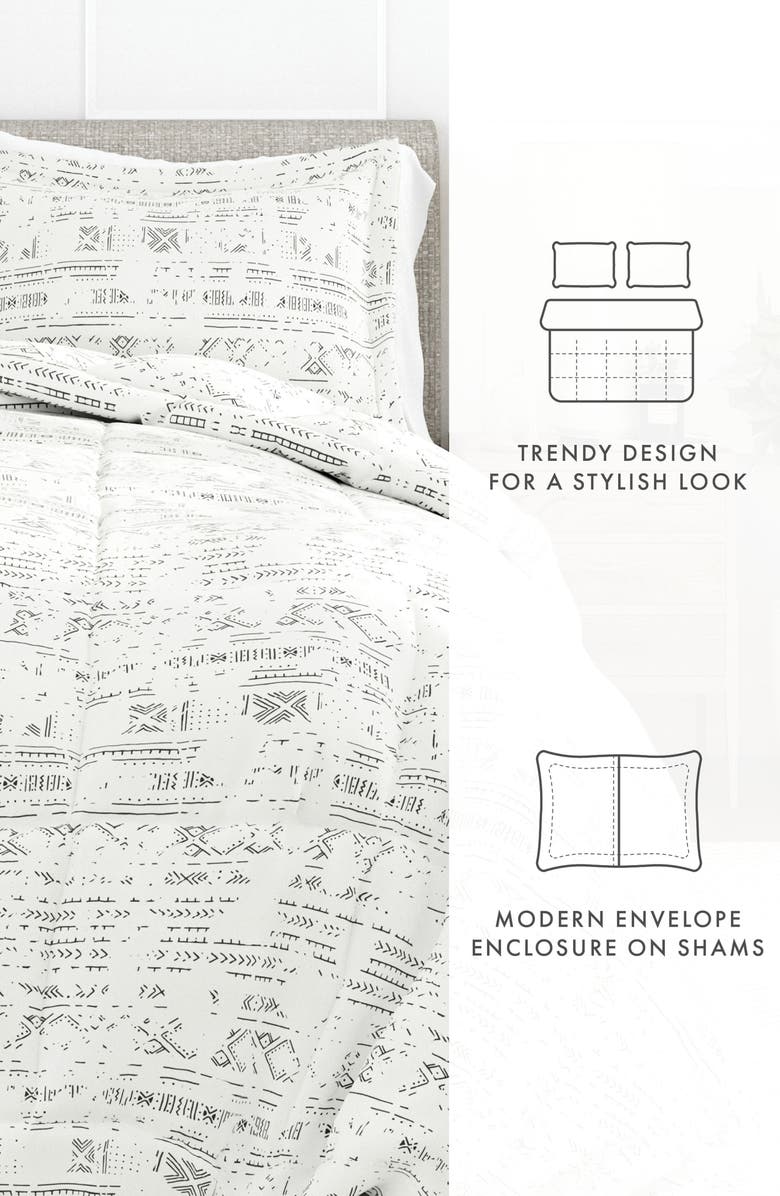 HOMESPUN Light Gray Premium Microfiber Comforter, Alternate, color, Light Gray