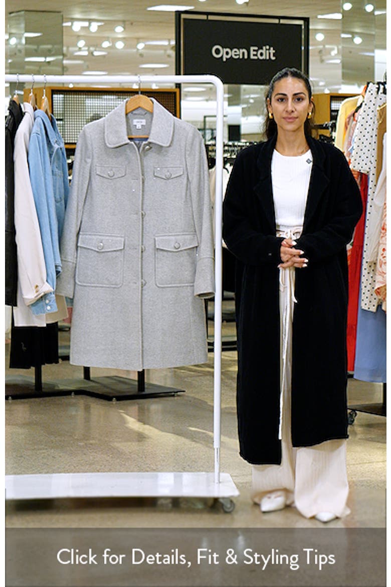 Herringbone Flap Pocket Coat video