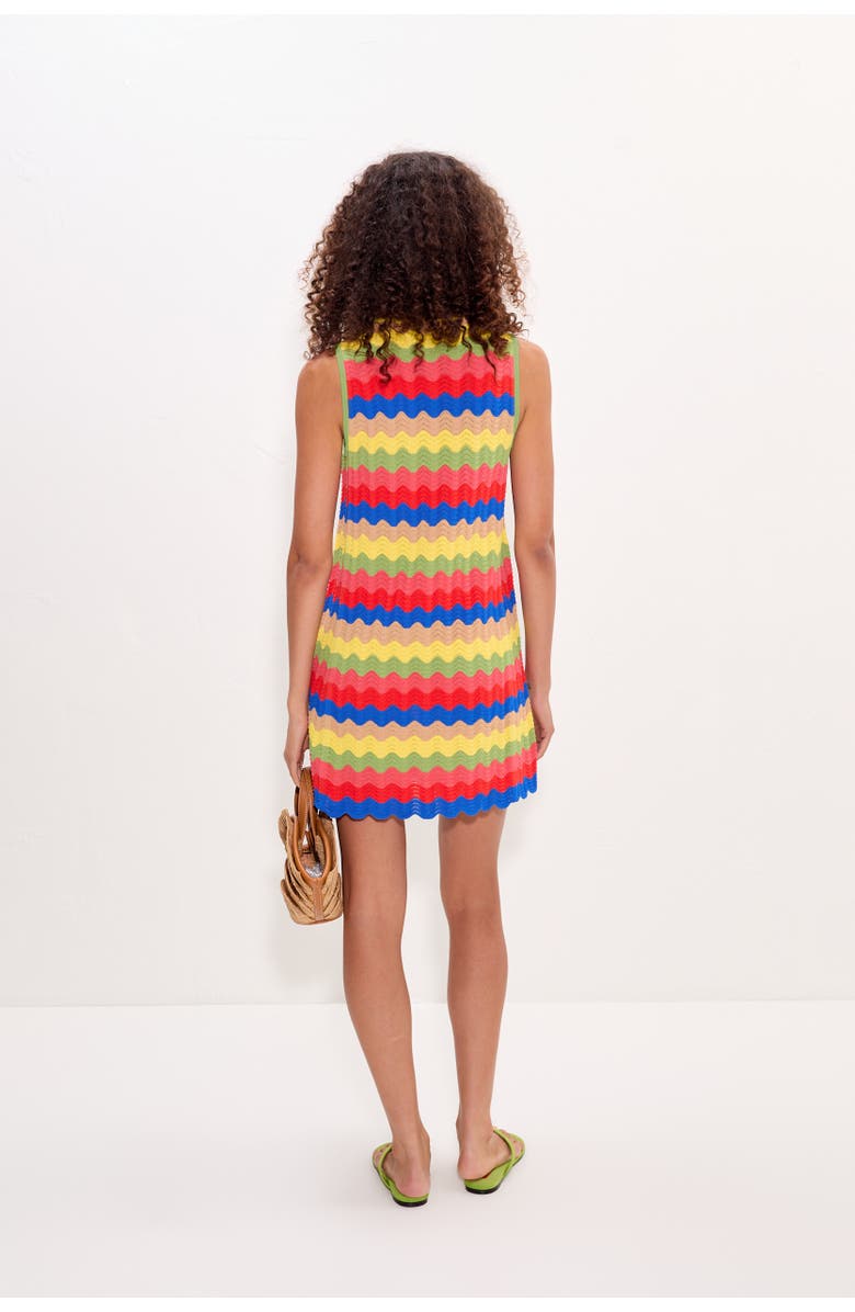 SIMONMILLER Moji Wave Mini Dress, Alternate, color, Tropical Wave