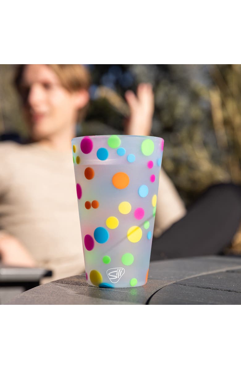 Silipint Silicone Pint Glasses 6 Pk 16oz, Alternate, color, Multicolored