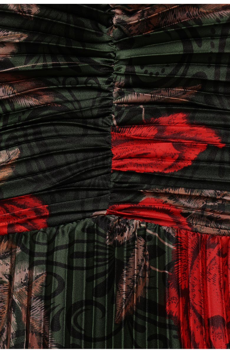 Petal & Pup Naira Floral Pleated Maxi Dress, Alternate, color,