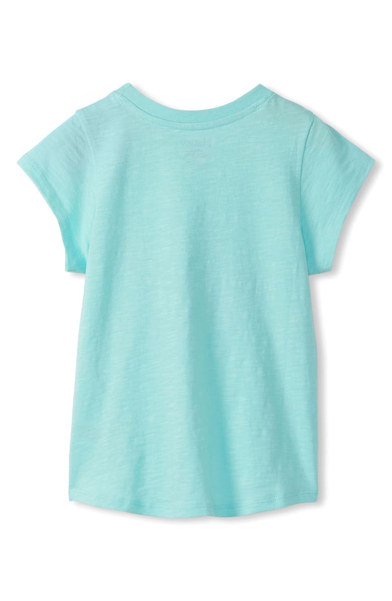 Hatley Kids' Tropical Fish Front Tie Top, Alternate, color, Aqua Splash