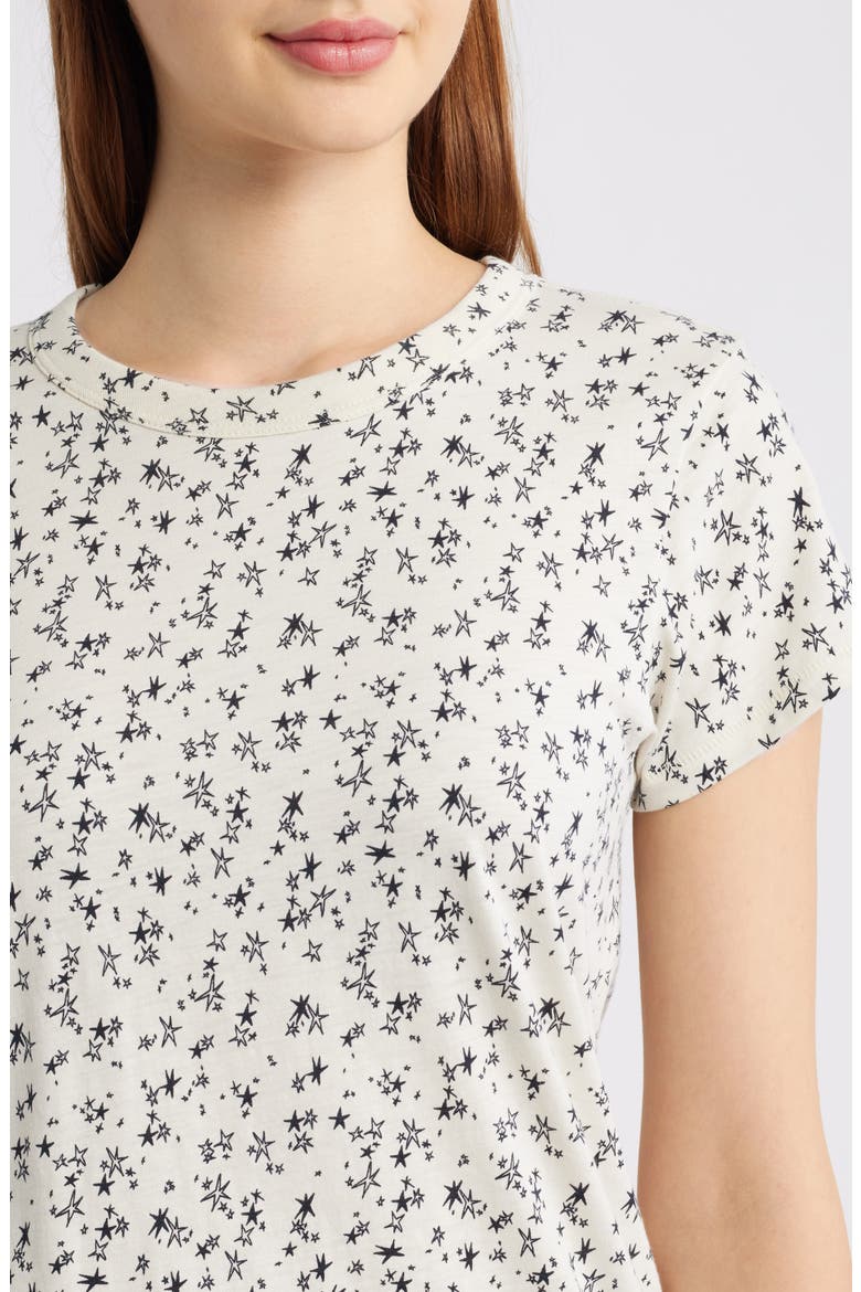 All Over Stars T-Shirt, Alternate, color, IVORY MULTI