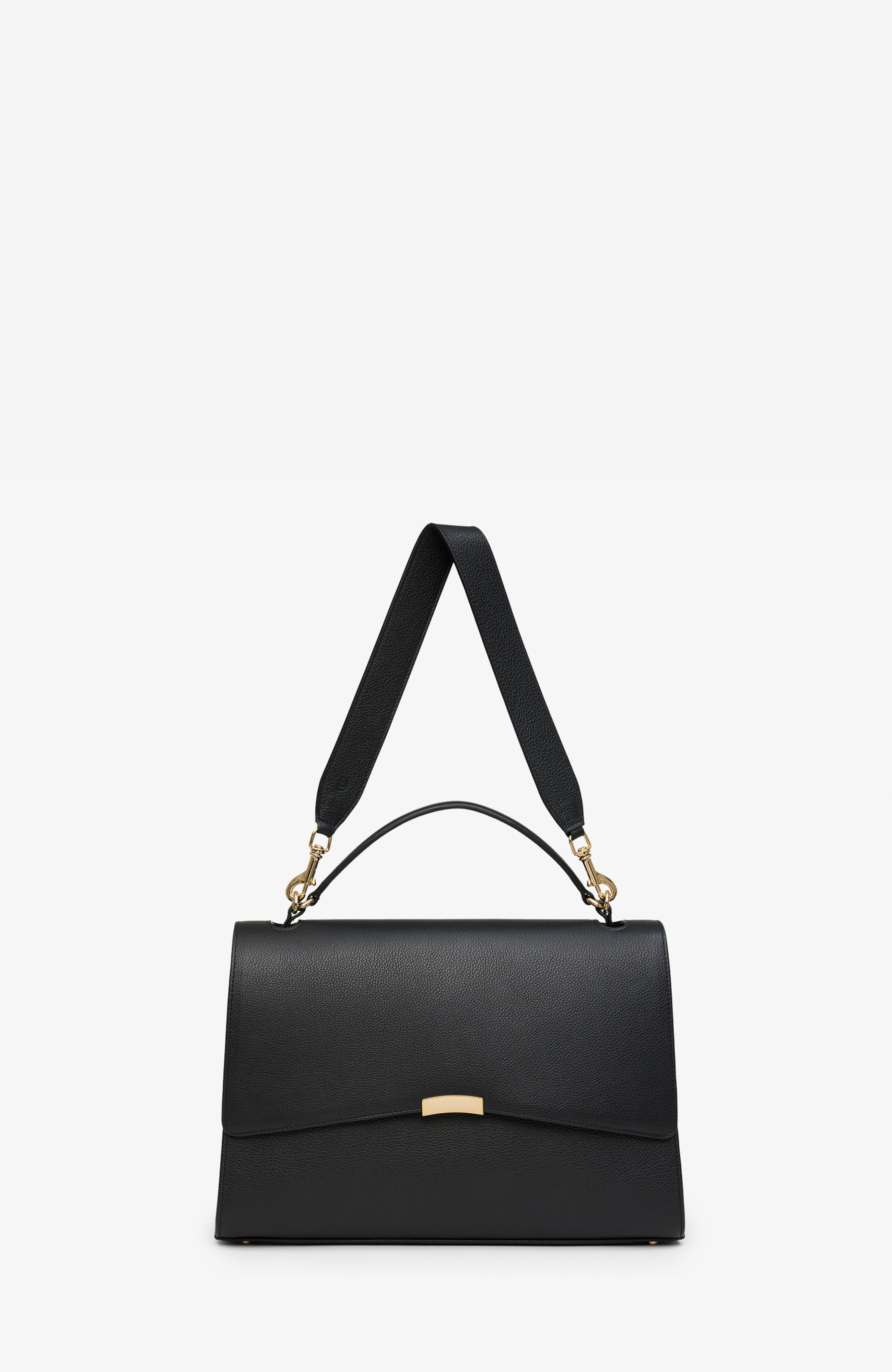 Signature Briefcase, Alternate, color, Black/Gold