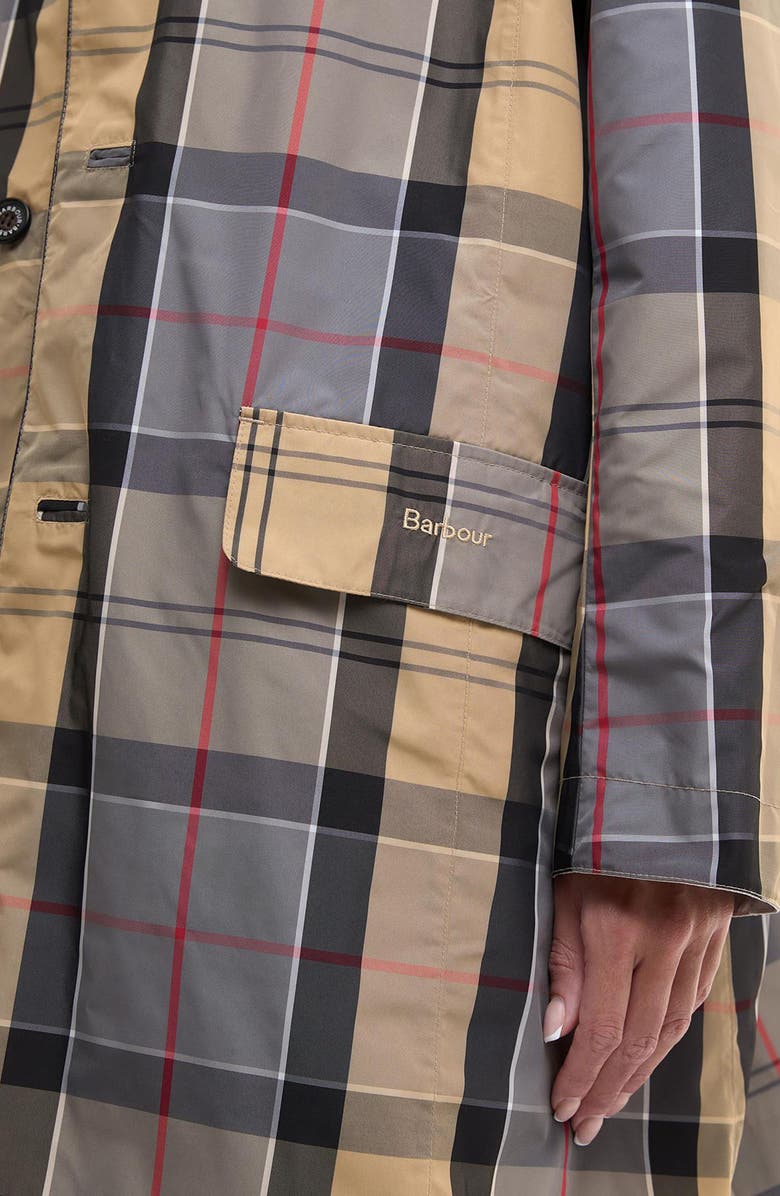 Barbour Babbity Reversible Raincoat, Alternate, color, Mist