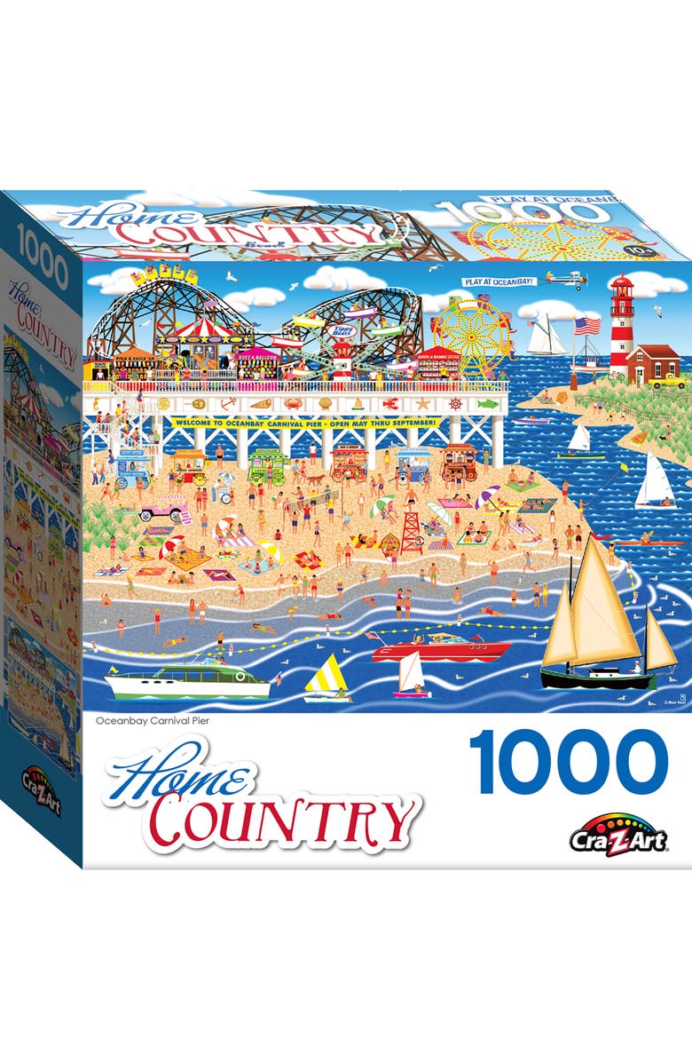 CRA-Z-ART Oceanbay Carnival Pier 1000 Piece Puzzle, Main, color, Multicolored