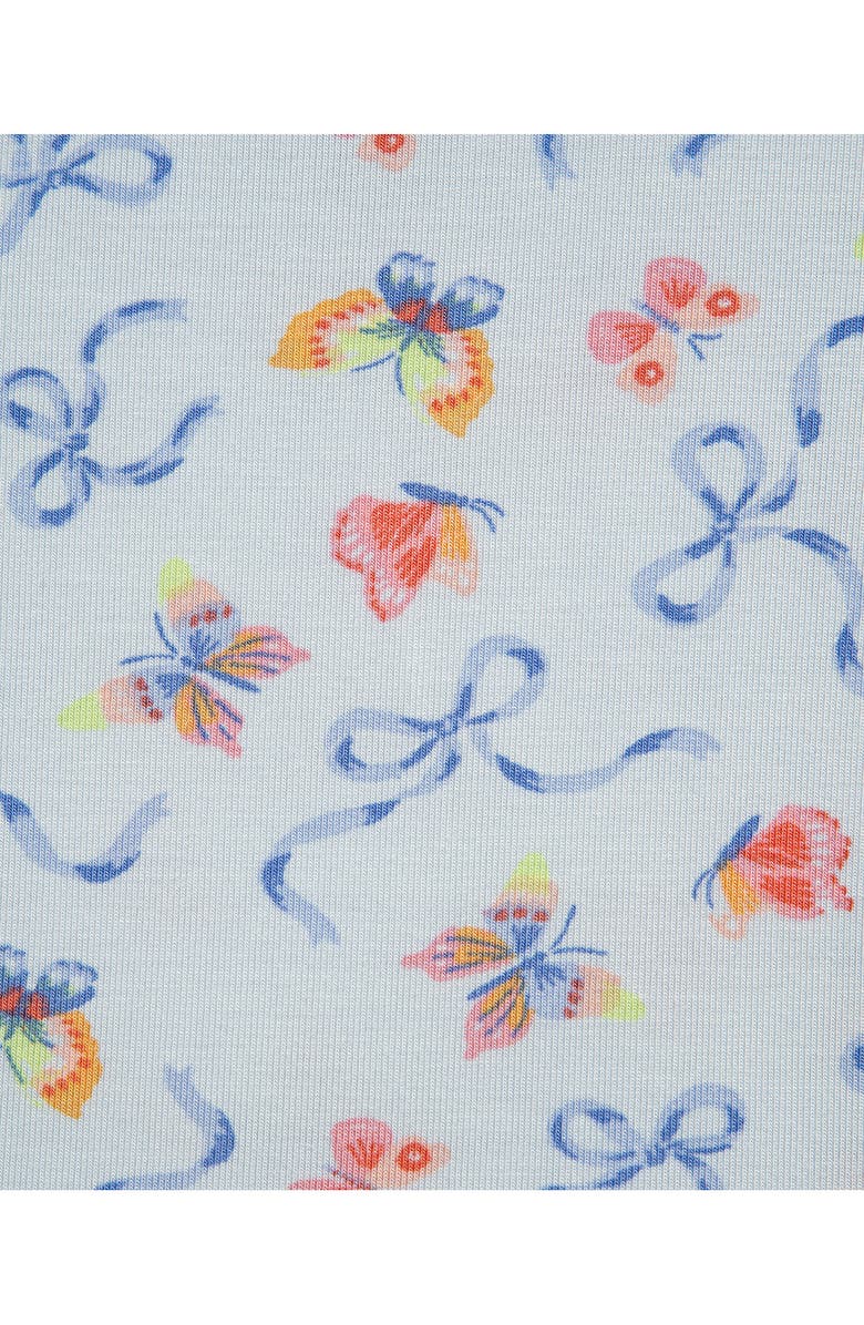 Little Me 2-Pack Bows Stretch Viscose Pajamas Set, Alternate, color, 